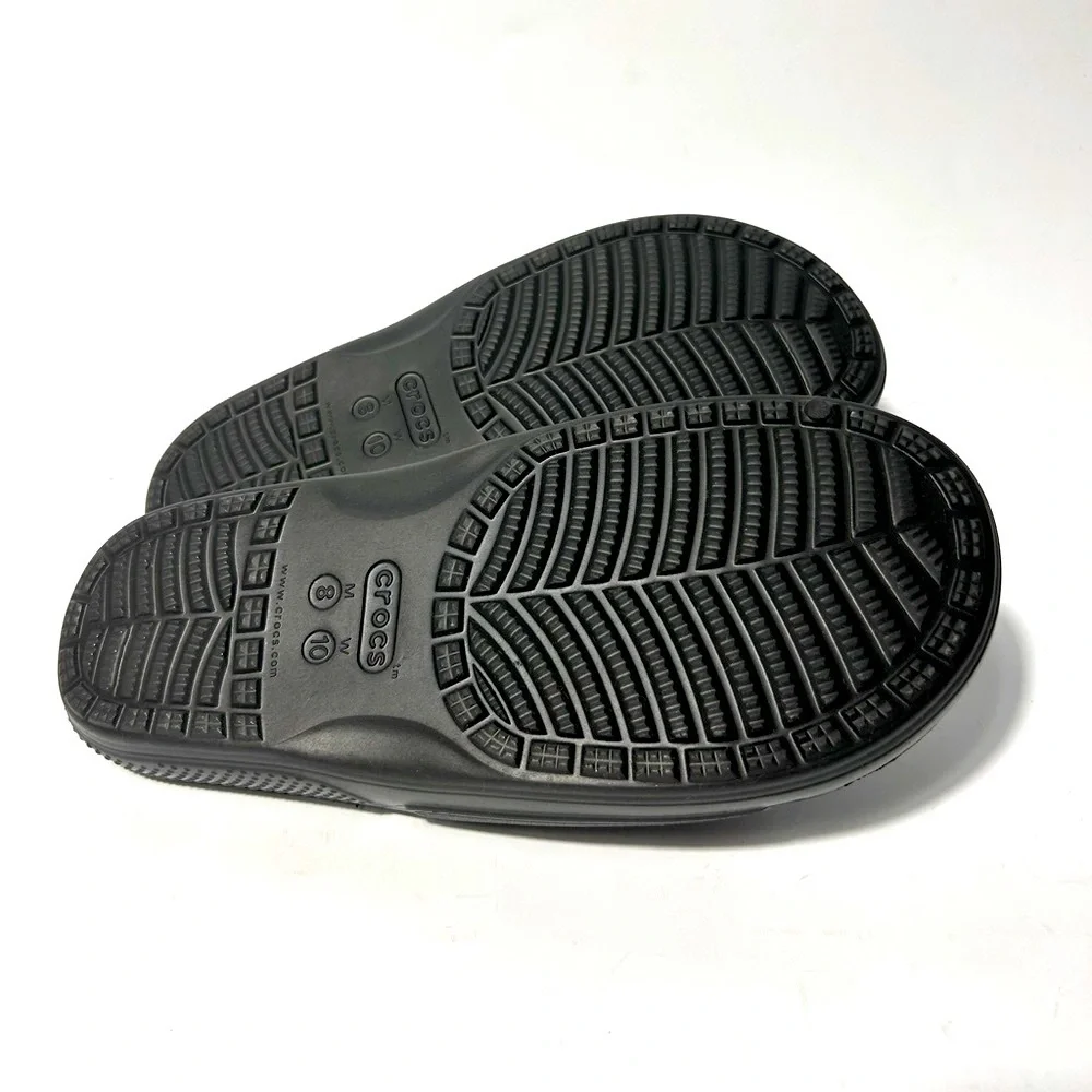 Iconic Crocs Comfort Sandals Size 8(men) 10(women) Black